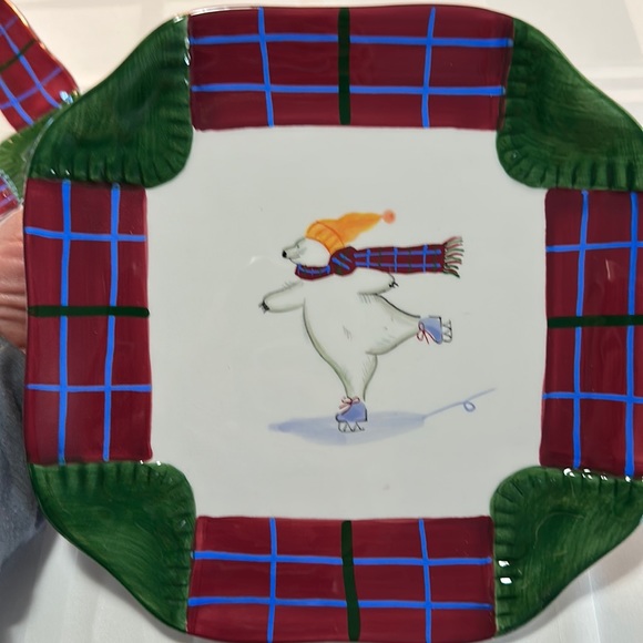 Pfaltzgraff set of 4 luncheon plates “The Snow Bear Collection” - Picture 4 of 7